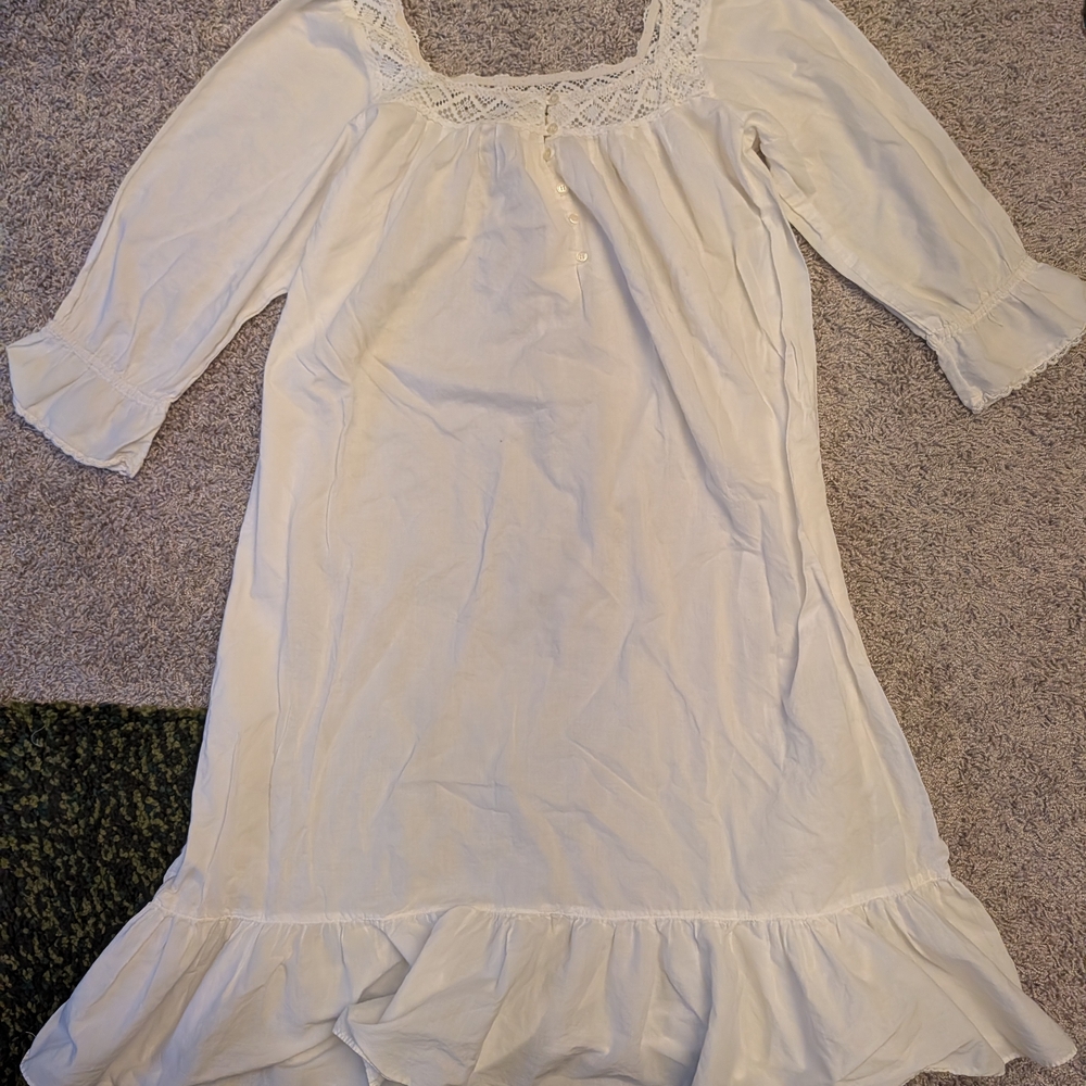 Victoria's Secret White Lace Detail Garment